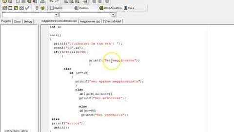 Linguaggio C Istruzione IF Else