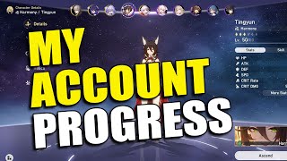 My Honkai Star Rail Account Progress
