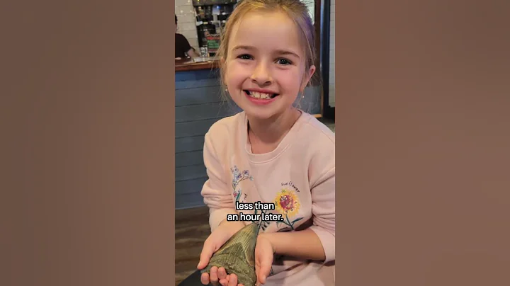She Said She Was Going to Find a MEGALODON Tooth... and Immediately Did #shorts
