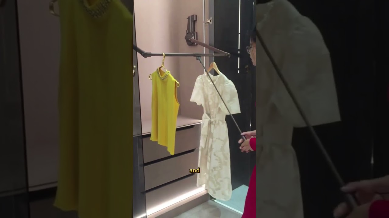 Custom Wardrobe: Manual vs Automatic Hangers + Huge Storage & Glass Door Option!