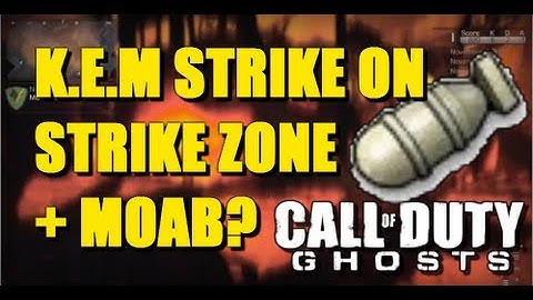COD GHOSTS: K.E.M Strike/Secret Killstreak Explained