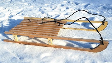 Classic Wooden Sled DIY