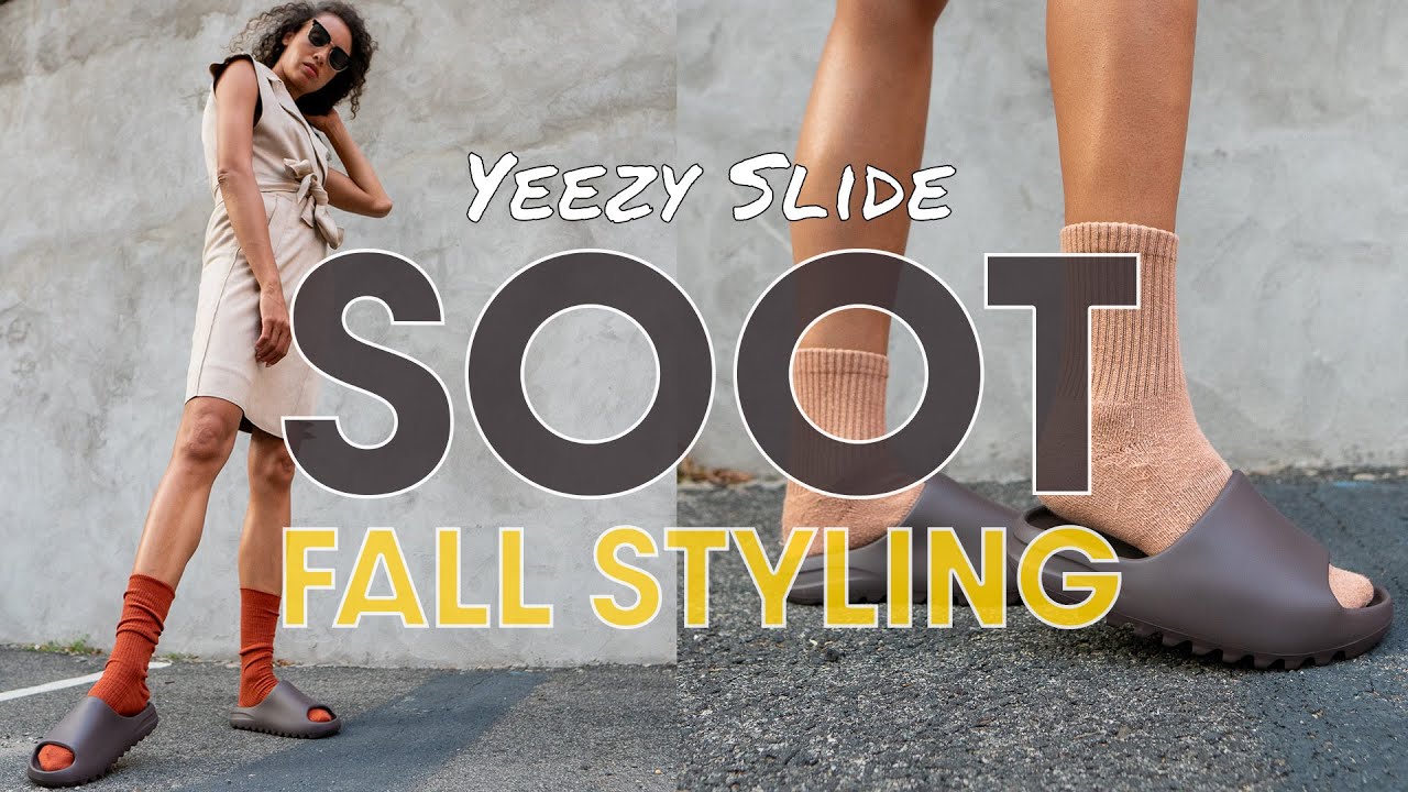 YEEZY SLIDE SOOT: FALL STYLING GUIDE and ON FOOT REVIEW