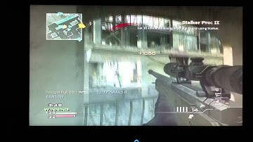 MW3 Quickscoping Throwing knife across map come back!