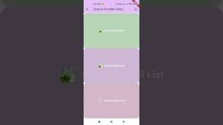 Android - Flutter - Services Application