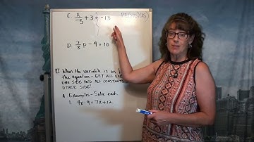 Solving Multi Step Equations Part 2