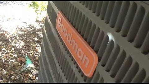 2008 Goodman 2-ton Heat Pump Startup/Shutdown In Heat Mode