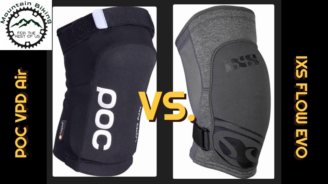 IXS FLOW EVO vs. POC VPD Air Mountain Bike Knee Pad Review YouTube