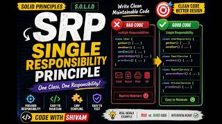 What is SRP  | Single Responsibility Principle Explained with Real-World Example