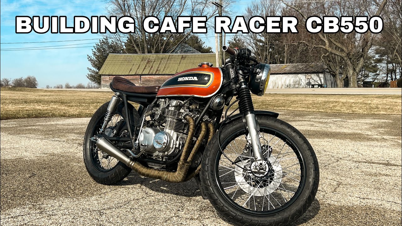 BUILDING CAFE RACER IN 10 MINUTES!!(HONDA CB550) - YouTube