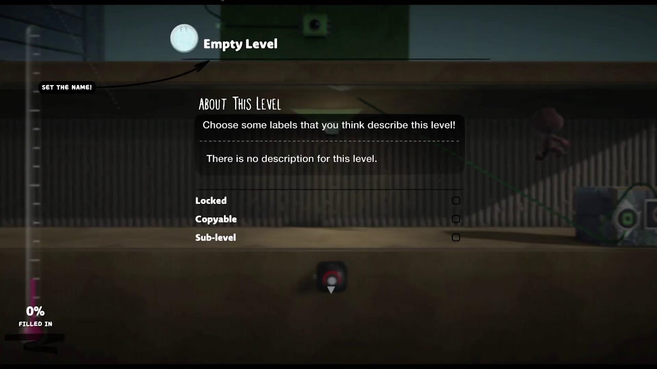 PS5 LBP 3 Moon Level Creating