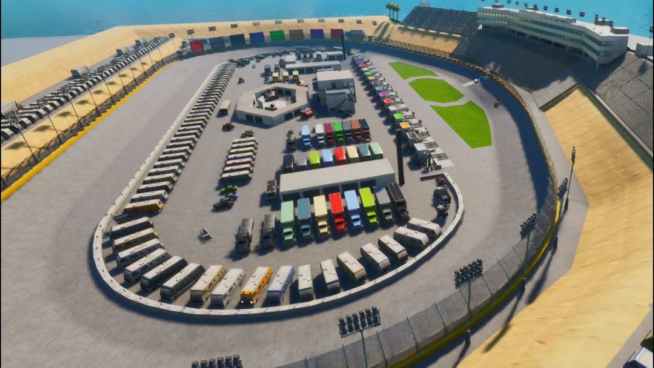 Las Vegas Motor Speedway Fortnite Nascar Map YouTube