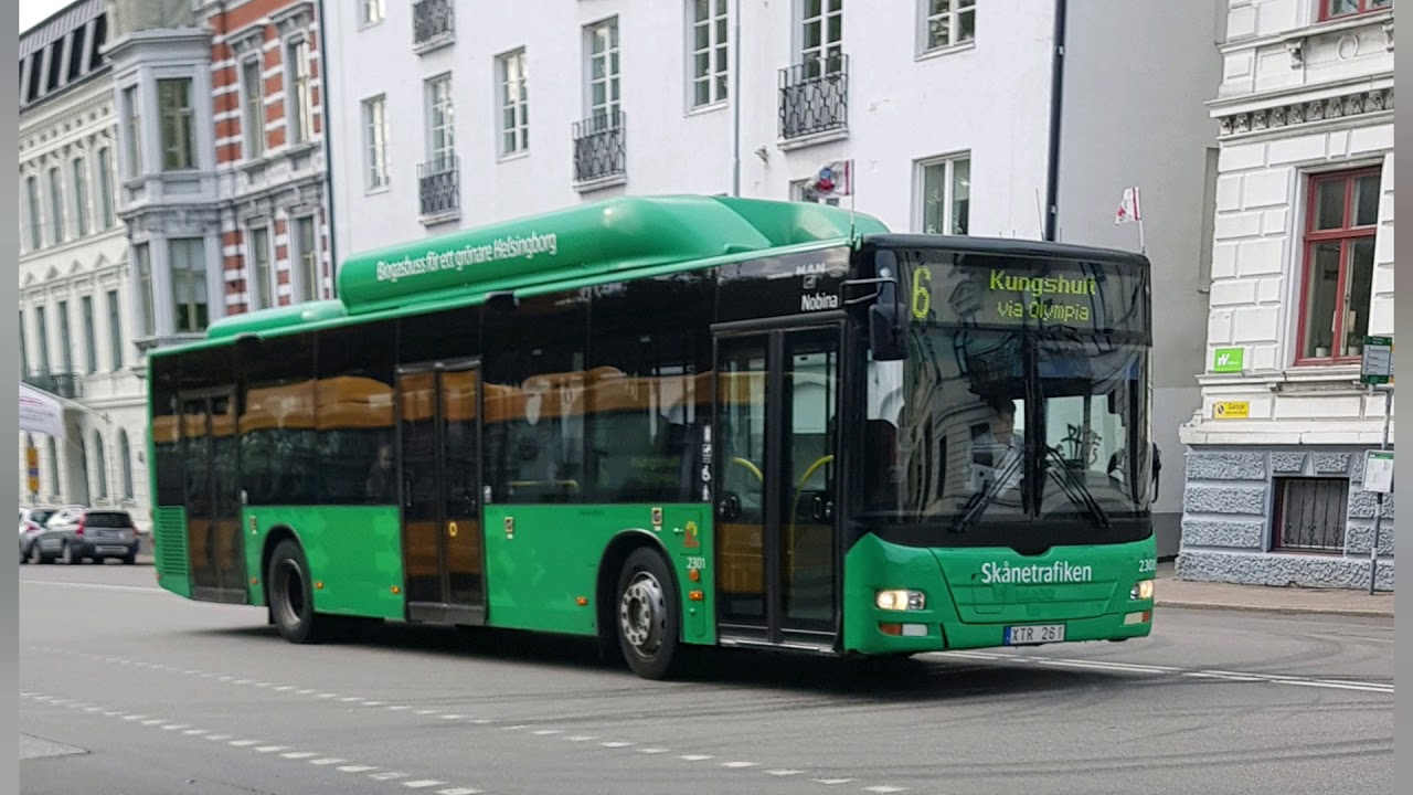 Gamla stadsbussar i Helsingborg! - MAN Lion's City A21