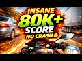 80,000+ SCORE RECORD 🔥 No Crash Traffic Rider Gameplay