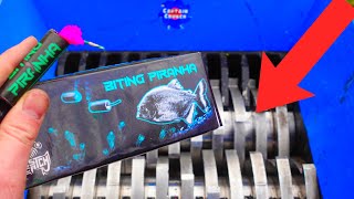 Explosives Vs Shredder Dangerous Experiment