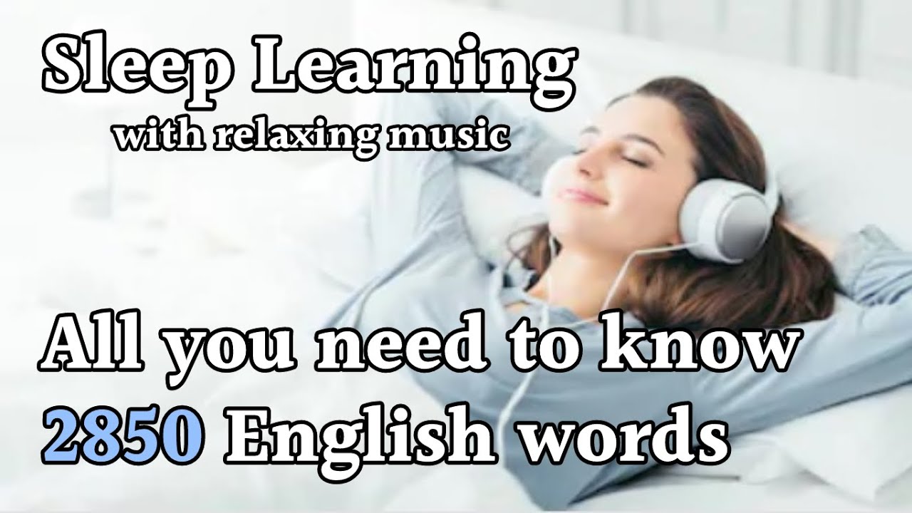 Sleep Learning: The English words All you need to know with relaxing ...