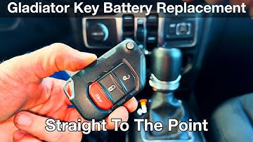 Eenvoudige stappen: Vervang de batterij van de Jeep Gladiator-afstandsbediening (2020-2025)