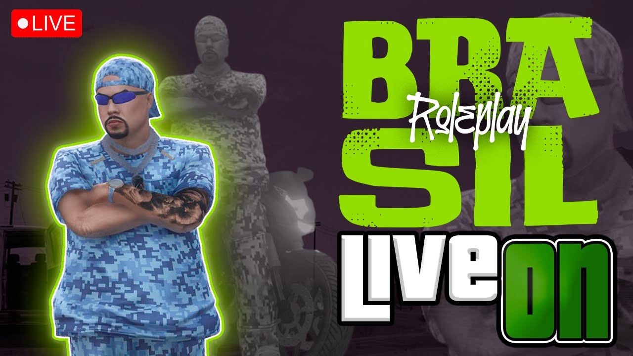 GORDÃO MOTOCA NA BRASIL ROLEPLAY AO VIVO