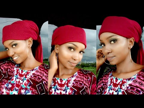 JIFUNZE NJIA HII KUFUNGA KILEMBA KWA URAHISI HEADWRAP TUTORIAL TURBAN STYLE 