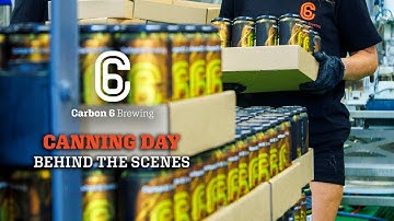 How the Beer Canning Line works at Carbon 6 Brewing