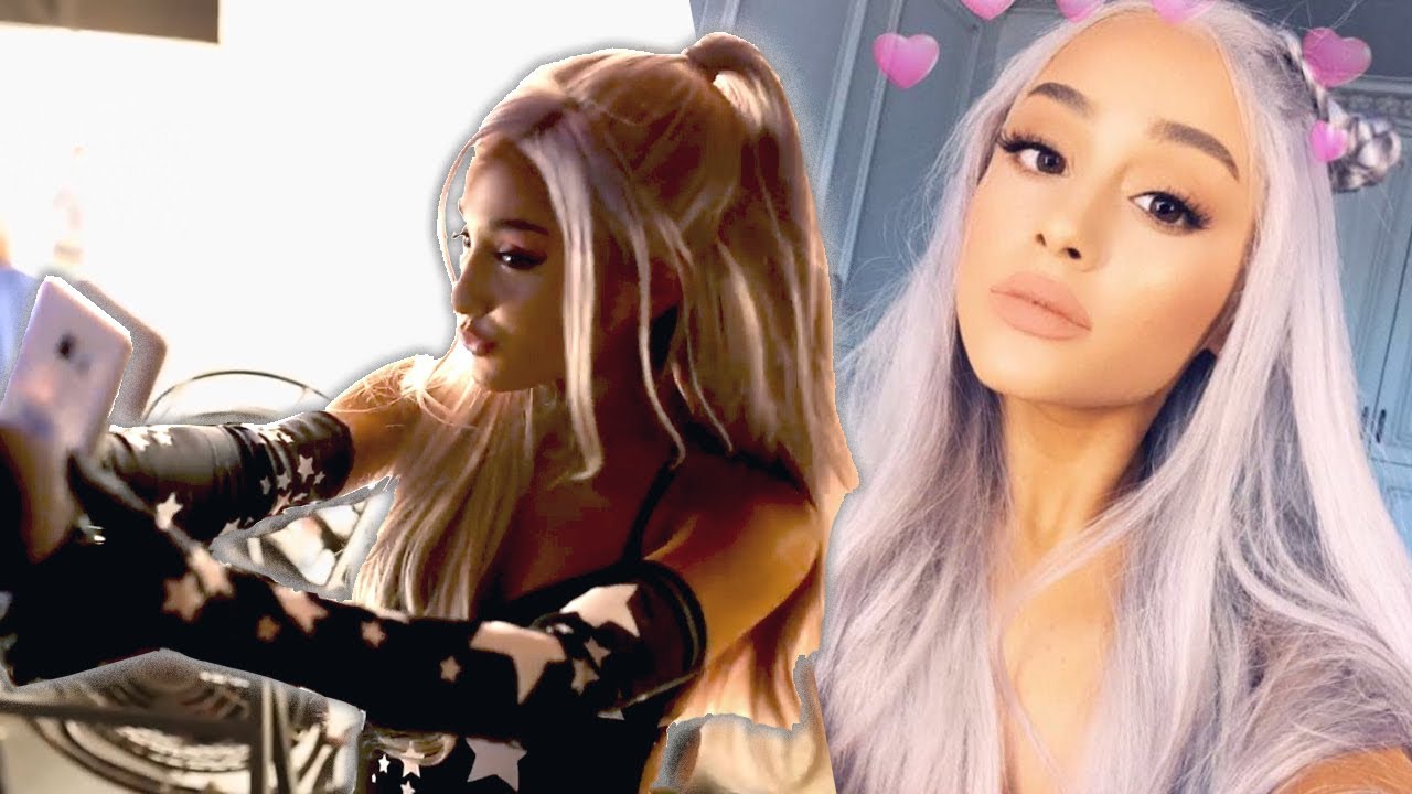 Ariana Grande Con El Pelo Blanco