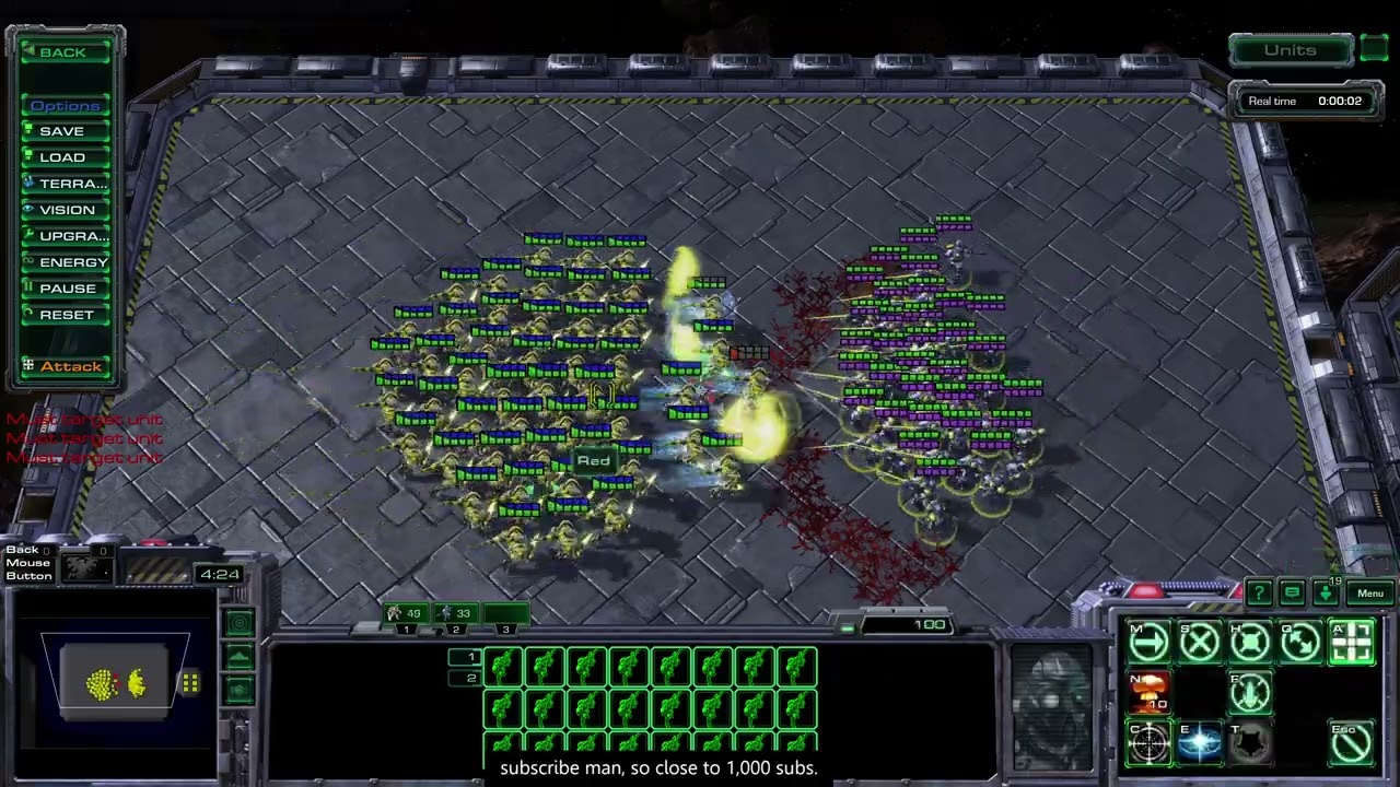 Mass Zealot vs Mass Ghost: EMP and Snipe help to win! Unit tester