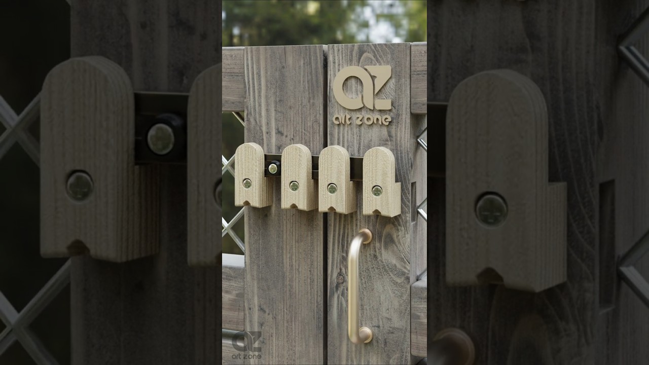 "Hidden Strength: The Best Gate Latch for Security for wooden doors