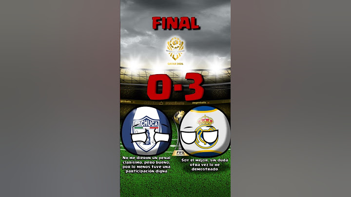 REAL MADRID VS PACHUCA |FINAL COPA INTERCONTINENTAL 2024| Countryballs