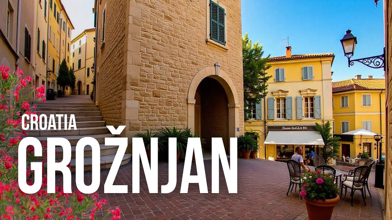 Этот хорватский город на вершине холма вас удивит | Грожнян – город художников