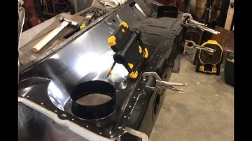 67 Mustang firewall and lower cowl installation prep - Part 7