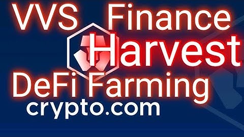 VVS Harvest from VVS finance over the CROnos bridge from the DeFi wallet #vvs #vvsfinance #crocoin