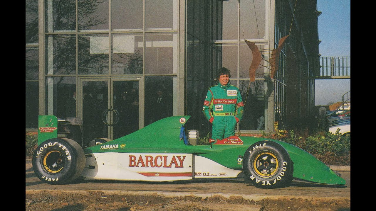 1992 January 22 - Jordan 192 press launch @ Jordan GP team factory @ Silverstone