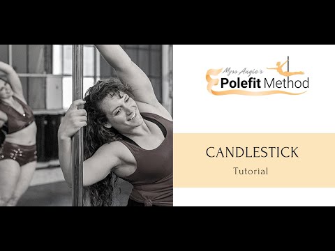 Myss Angie - Candlestick Tutorial #poleartco #polefitmethod #myssangie #poledancetutorial