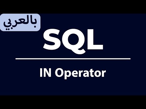 08. IN Operator