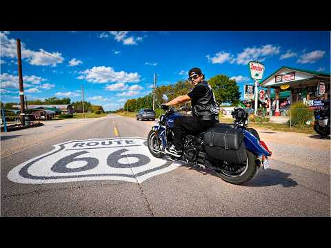 ANOTHER DAY ON ROUTE 66 BY MOTORCYCLE WITH ME 🇺🇸