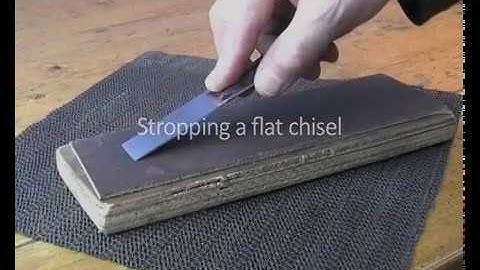 Sharpen chisels
