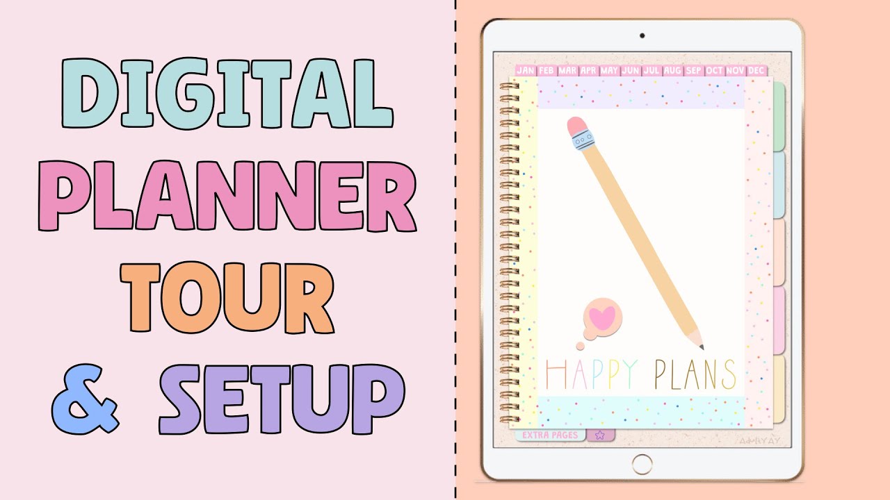 Digital Planner Setup Guide on iPad 💖 | How to Use Digital Planner ...