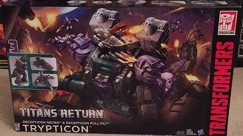 TRANSFORMERS TRYPTICON LIVE UNBOXING!