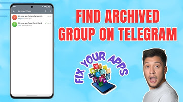 How to Find Archived Group on Telegram