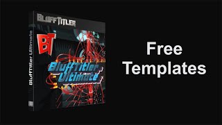 SHARE FRee BLUFFTITLER TEMPLATES: light stage