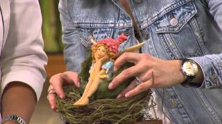 Celebrity Day Dreamers Hanging Pixie Sculpture in Hammock by Evergreen with Mary Beth Roe Wealth