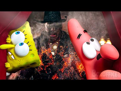SpongeBob VS El Diablo & The Cowboy Zombies | Full Scene 🌀 4K