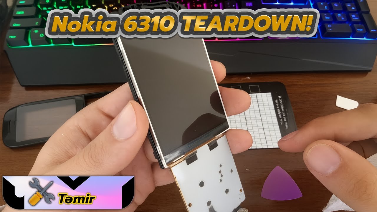 Nokia 6310 (2021) Disassembly & Deep Cleaning – Full Teardown, Dust Removal