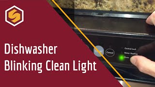 Most Common Cause of a Dishwasher Clean Light Blinking 7 Times #whirlpool #kitchenaid