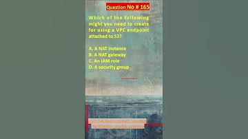 Question No. 165 | AWS Solutions Architect Associate Certification Practice Questions #aws #shorts