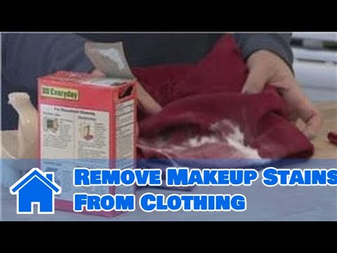 Cleaning Tips : How to Remove Makeup Stains From Clothing