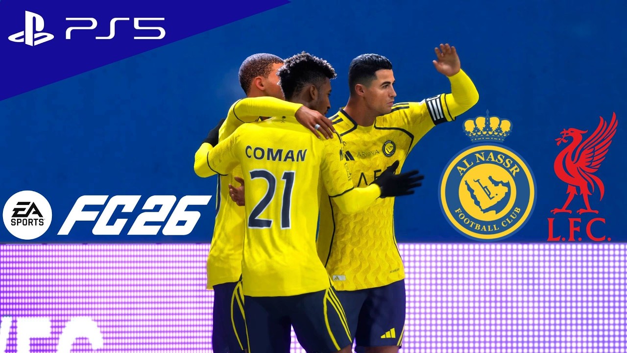FC 26 - Al Nassr vs. Liverpool  - Ronaldo vs. Salah Full Match 25/26 | PS5 [4K60 FPS]