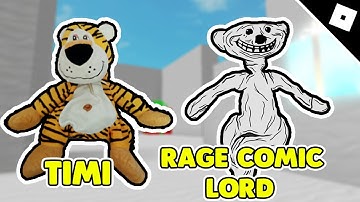 How to get " TIMI & RAGE COMIC LORD " Badge + Morph In Bear Alpha Fantasy RP - Roblox