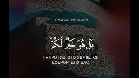 ( لا تَحْسَبُوهُ شَرًّا لَكُمْ بَلْ هُوَ خَيْرٌ لَكُمْ )تلاوة خاشعة 💙💙