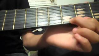Video thumbnail of "idir vava inouva-lesson guitar"
